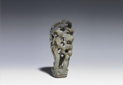 图片[2]-Jade carved with design of figures shaded by pine tree, Southern Song to Yuan dynasties, 1127-1368-China Archive